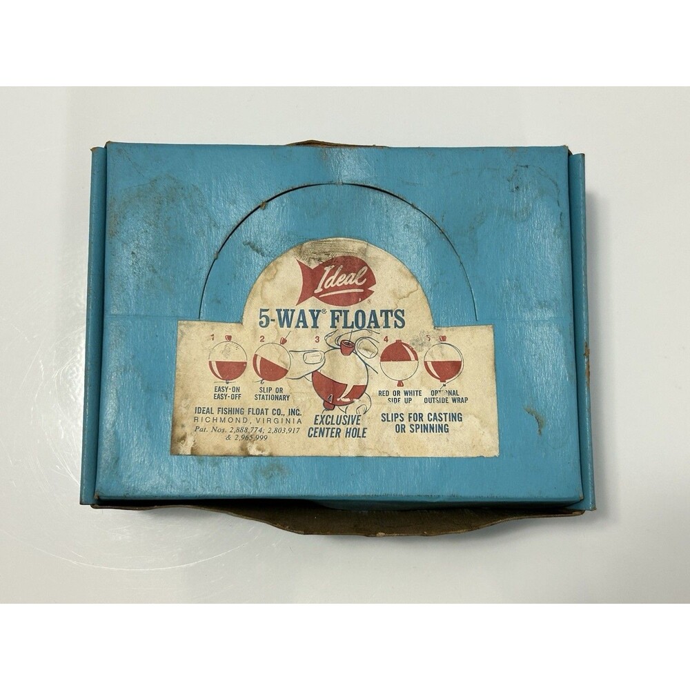 Vintage IDEAL 5 Way Floats 1950s Unused Original Box Of 12